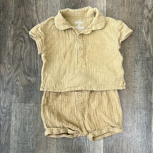 Cat & Jack Tan Baby Outfit